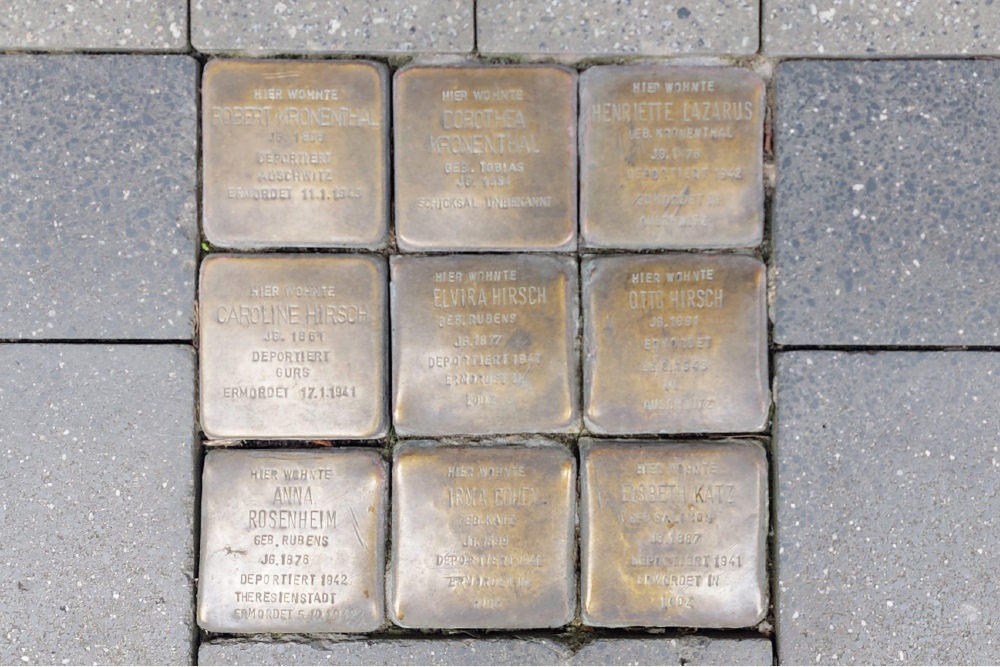 Stolpersteine Engerserstrae. 6 #1