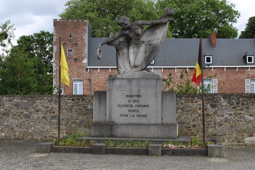 Oorlogsmonument Moustier-sur-Sambre