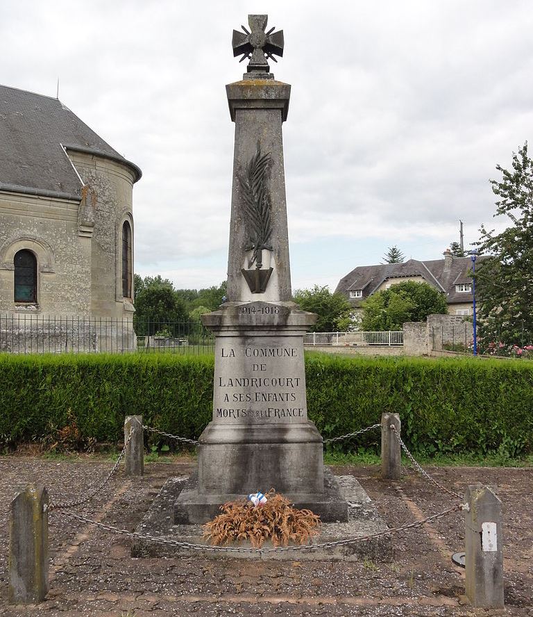 Monument Eerste Wereldoorlog Landricourt