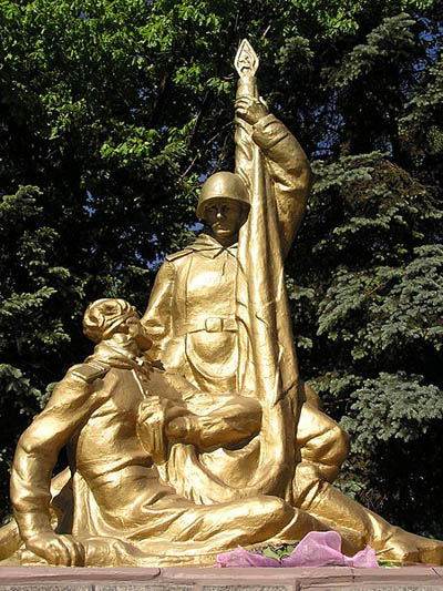 Massagraf Sovjet Soldaten Donetsk