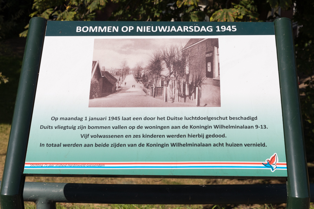 Informatiebord nr. 5 Tweede Wereldoorlog in Hardinxveld-Giessendam
