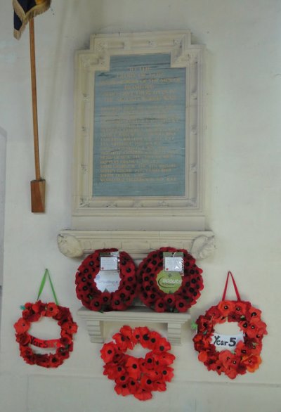 Oorlogsmonument Bramford Church #2