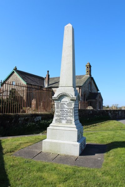 War Memorial Kirkpatrick-Fleming