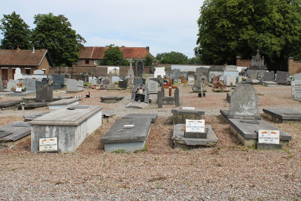 Belgian Graves Veterans Aiseau Oignies #2