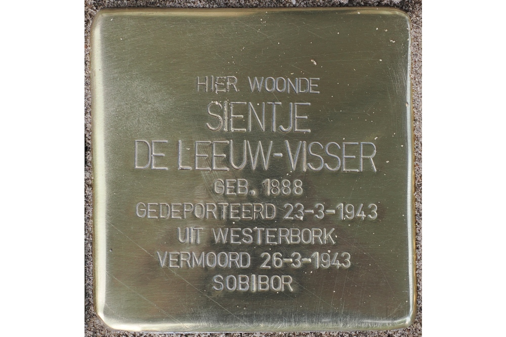 Stolpersteine Mr. H.F. de Boerlaan 95 #3