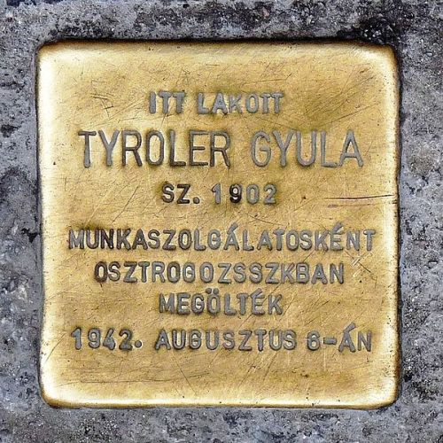 Stolpersteine Rumbach Sebestyn utca 7 #2