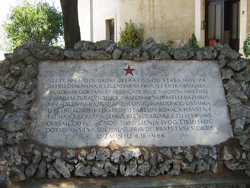 Monument Oprichting Partizanenbrigade 