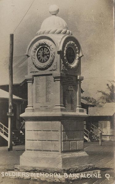 Monument Eerste Wereldoorlog Barcaldine