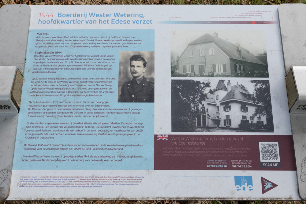 Information Sign Wester Wetering farm