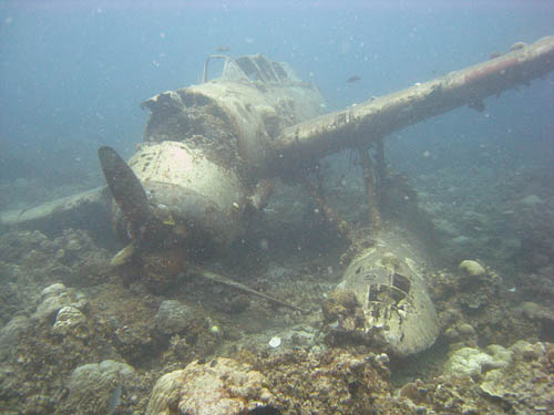 Crash Site & Remains Aichi E13A Seaplane Koror