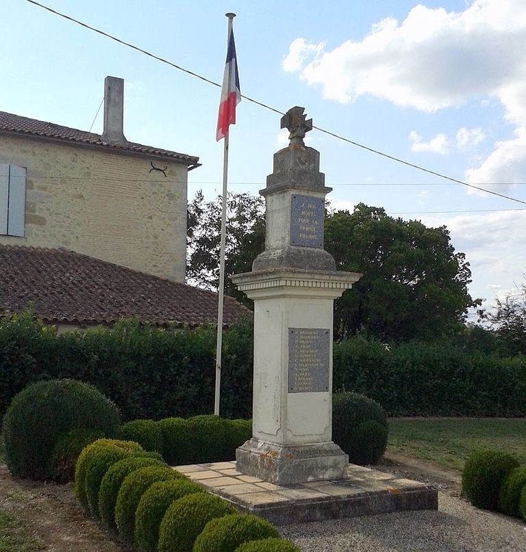 Monument Eerste Wereldoorlog Saint-Avit