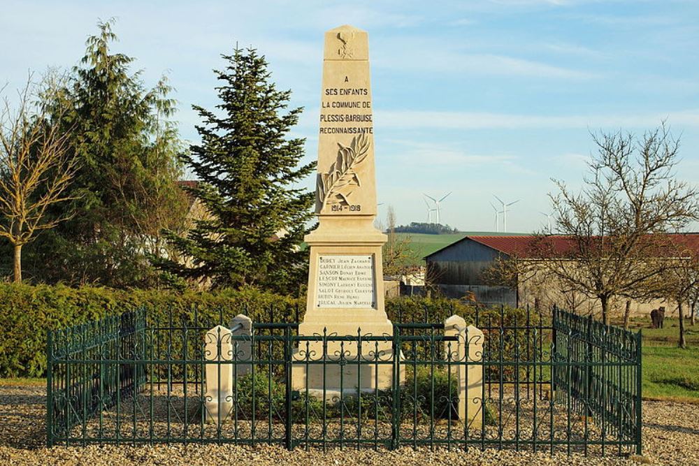 Monument Eerste Wereldoorlog Plessis-Barbuise
