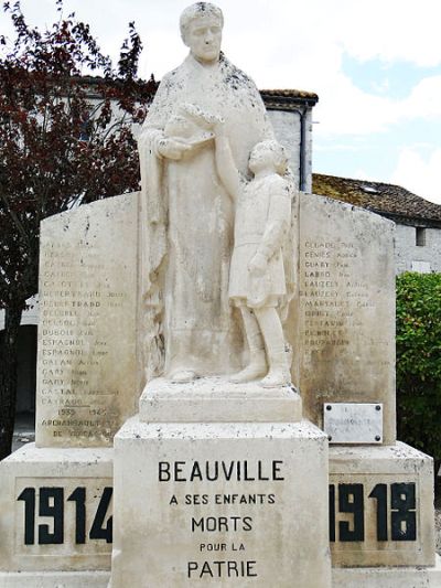 Monument Eerste Wereldoorlog Beauville
