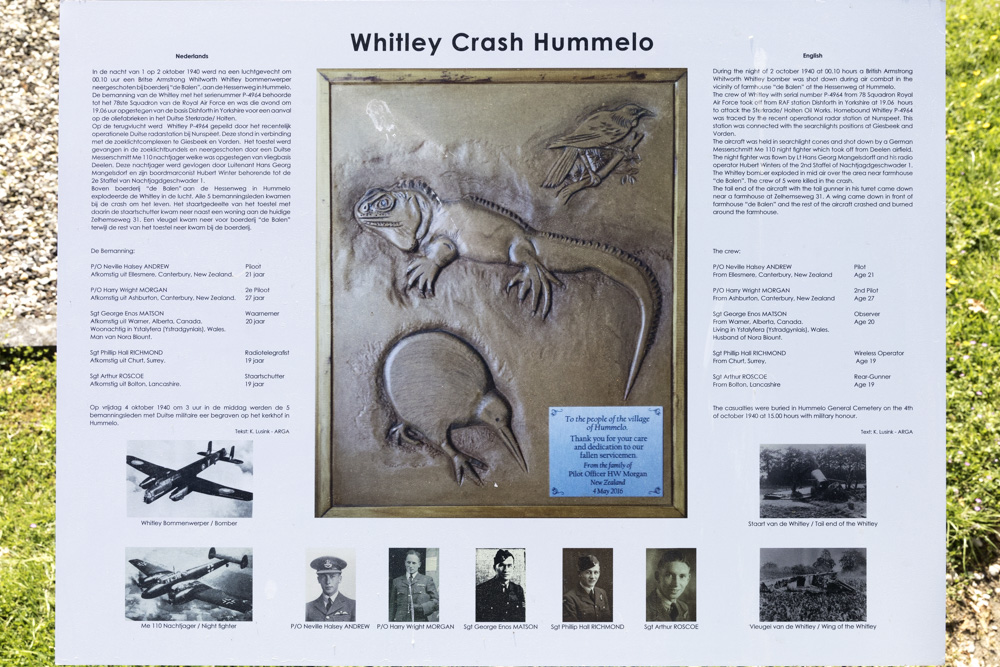 Memorial Whitley Crash Hummelo #2