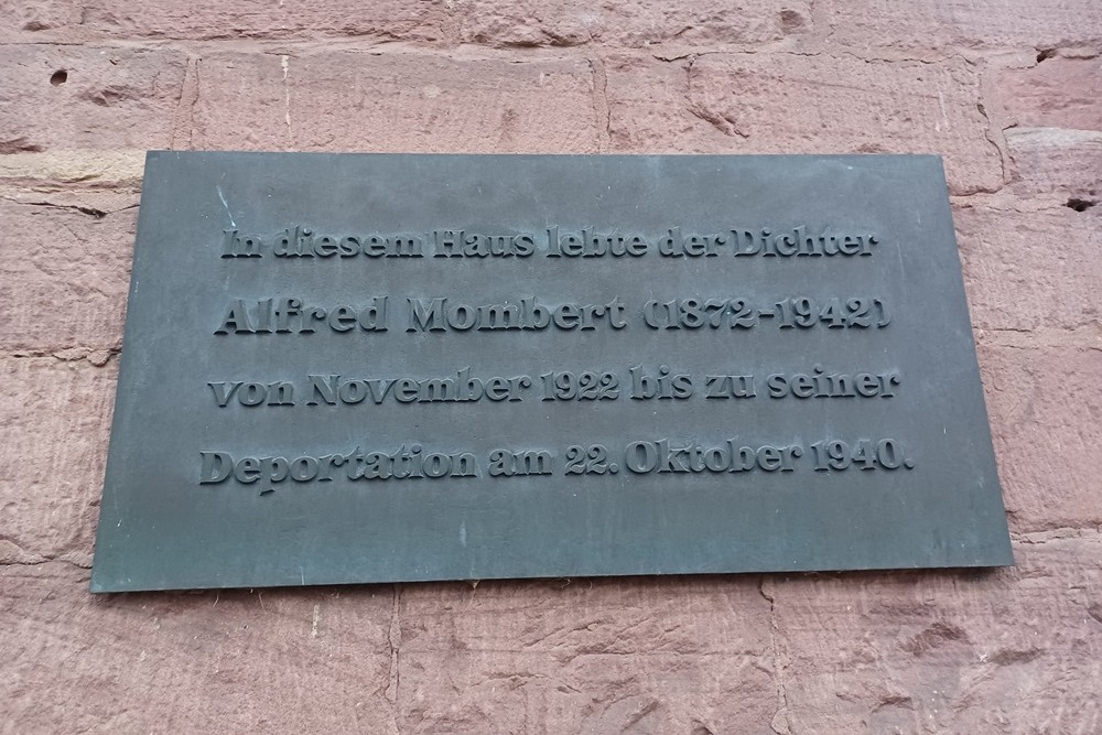 Memorial Alfred Mombert #1