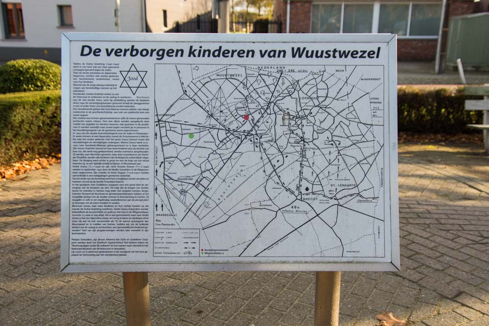 Information Board Jewish Victims Wuustwezel