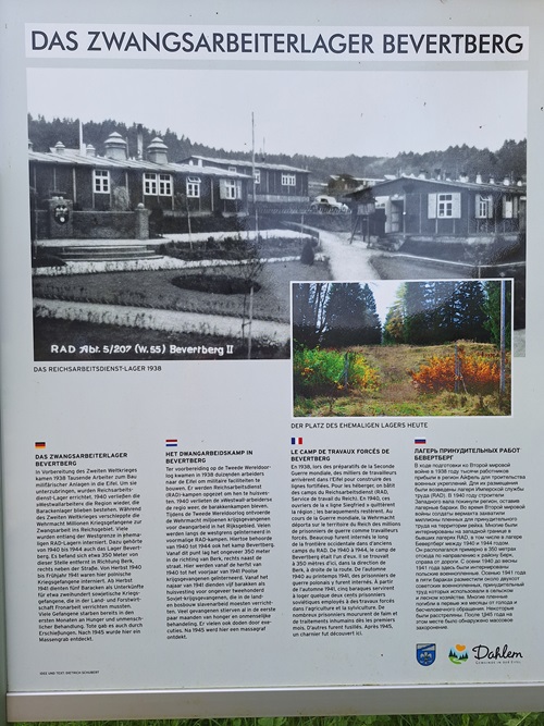 Information Board Bevertberg Forced Labor Camp #2