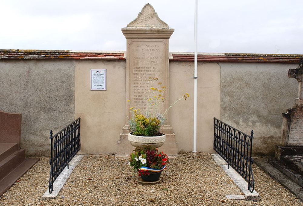 Monument Eerste Wereldoorlog Montigny-le-Guesdier