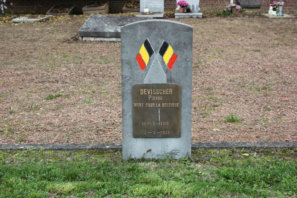 Belgian War Grave Lillois-Witterzee
