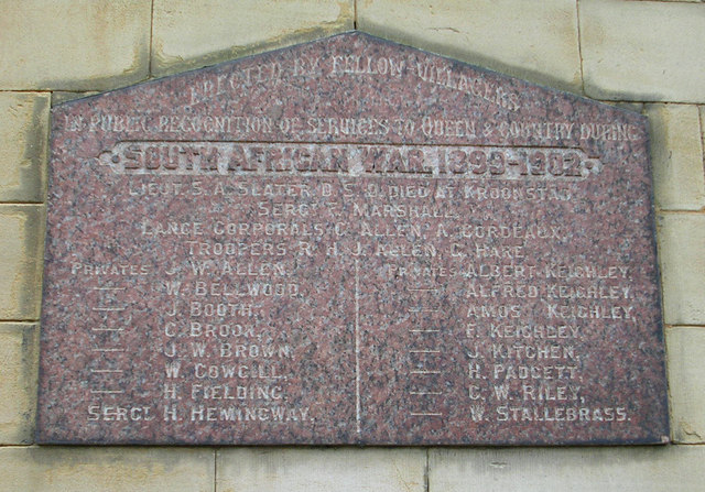 Boer War Memorial Farsley