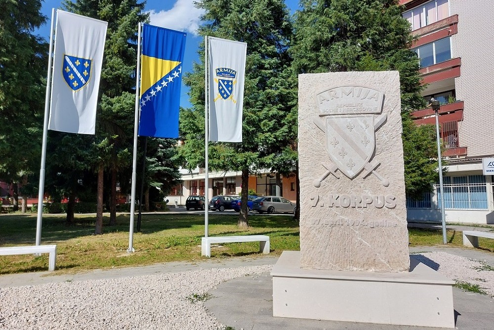 Memorial Stone 7th Army Corps of Bosnia and Herzegovina