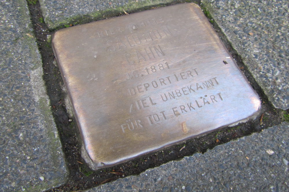 Stolperstein Graf-Adolf-Strae 14-16