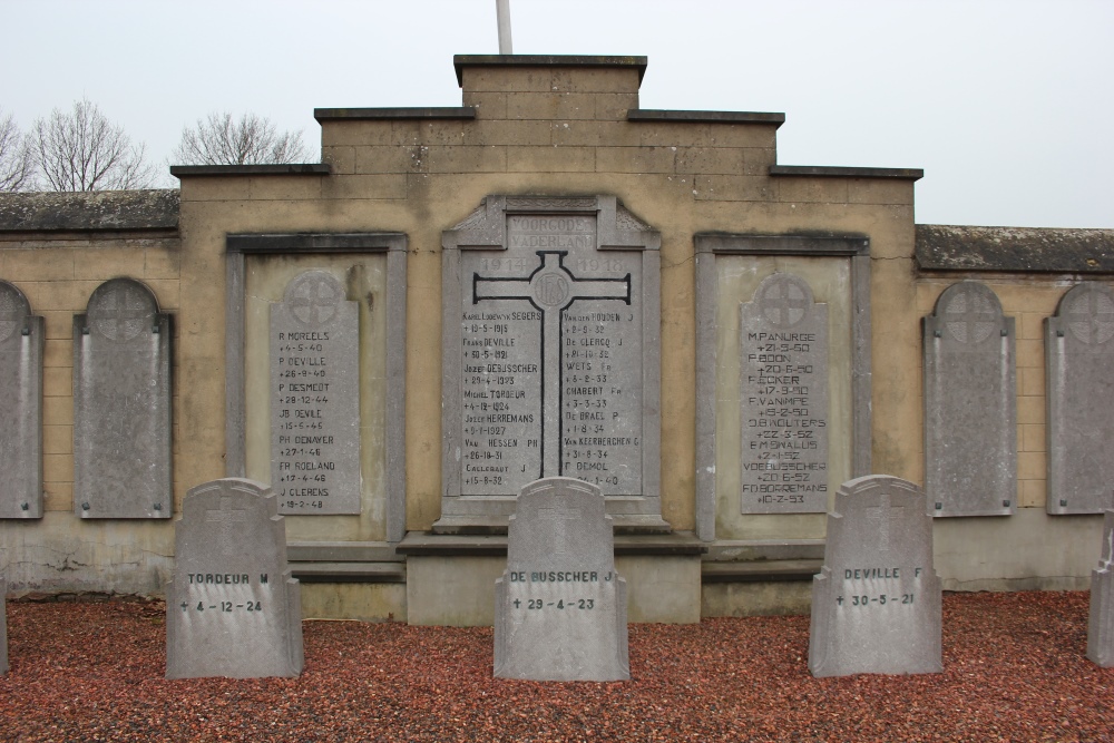 Monumenten Oudstrijders Begraafplaats Dworp