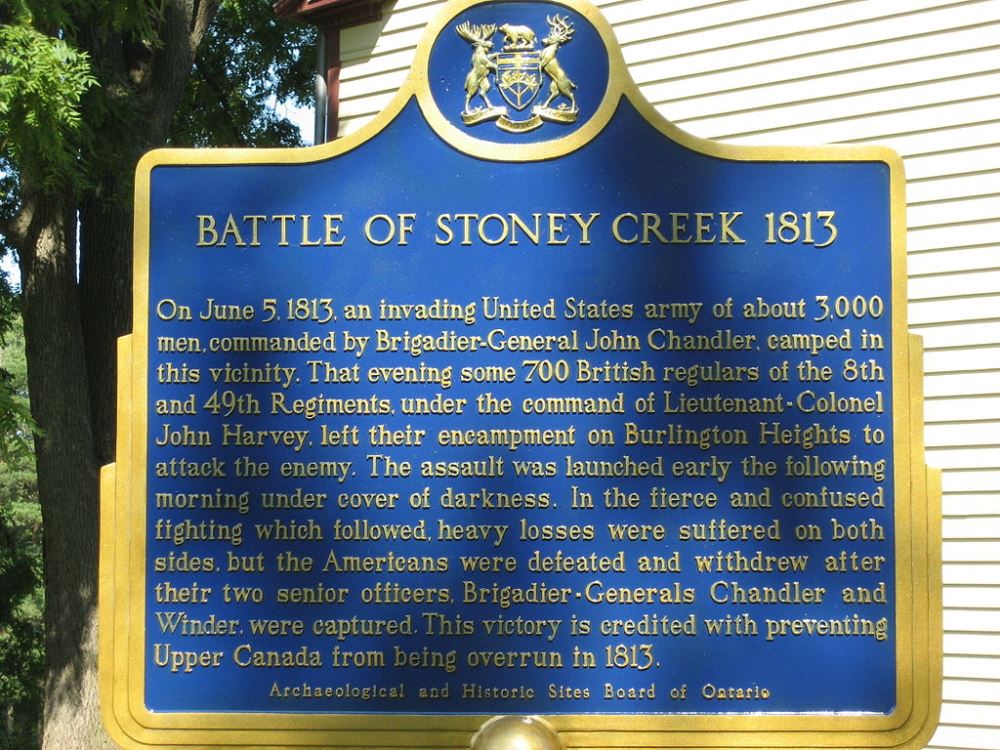 Slagveldaanduiding Slag van Stoney Creek