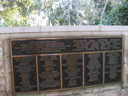 Monument Ramleh 1939-1945
