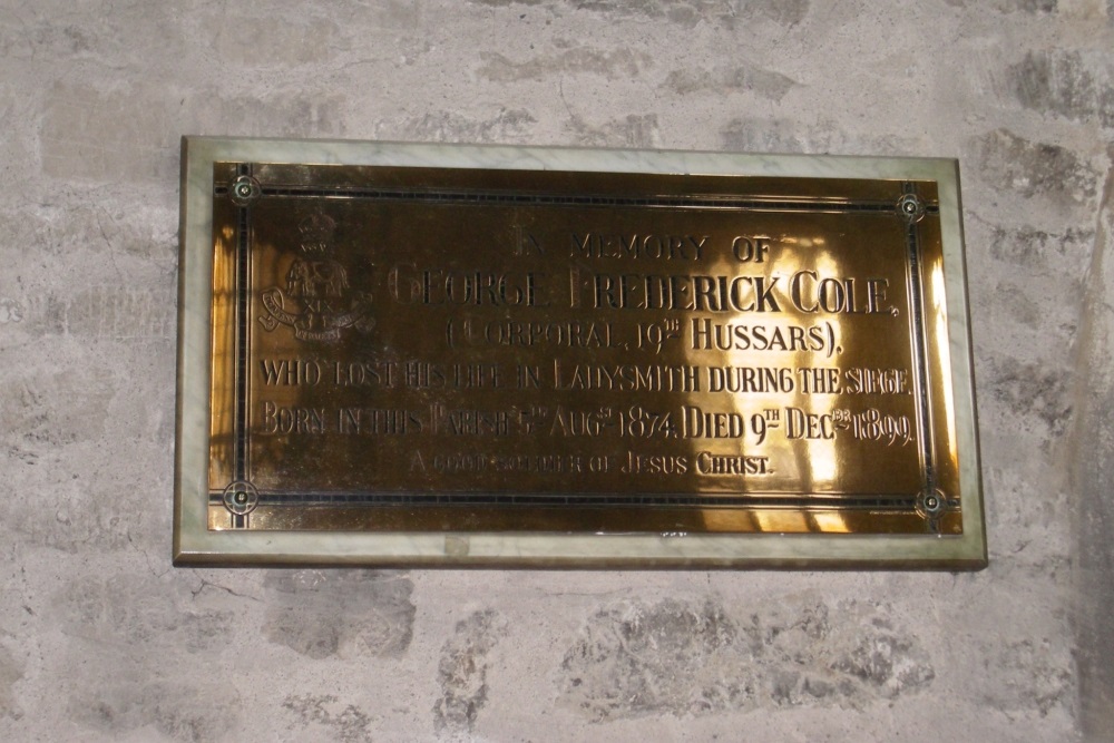 Memorial Cpl. George Frederick Cole