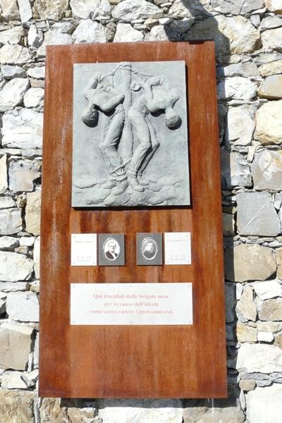 Monument Executies Vezzano Ligure