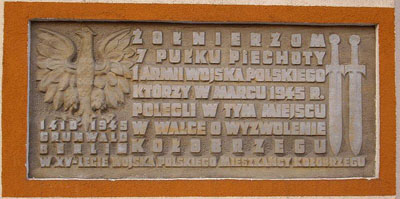 Memorial 7th Kolobrzeski Infantry Regiment