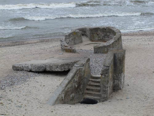 Remains German Coastal Battery Zelenogradsk