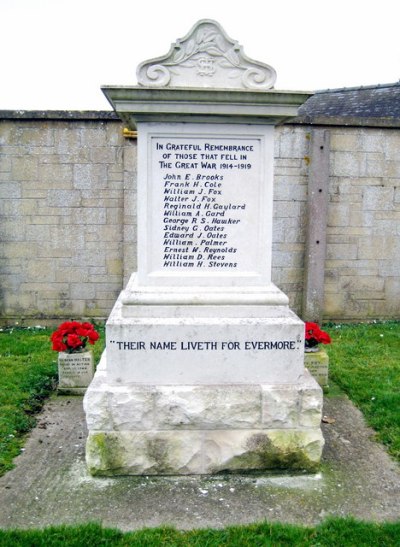 War Memorial Odcombe