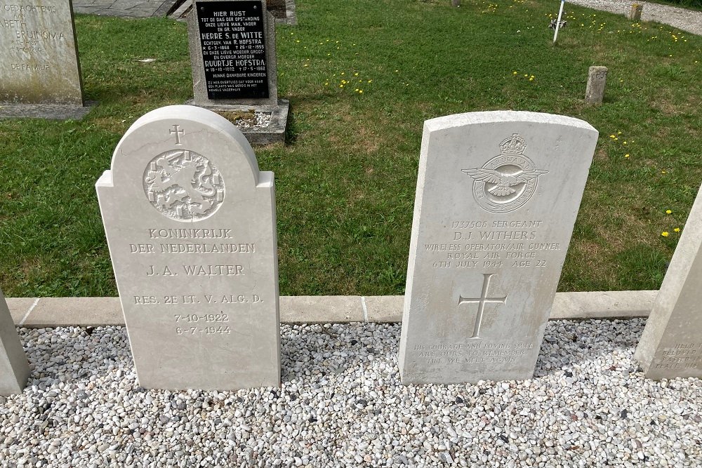 Dutch War Graves Protestant Churchyard Makkum