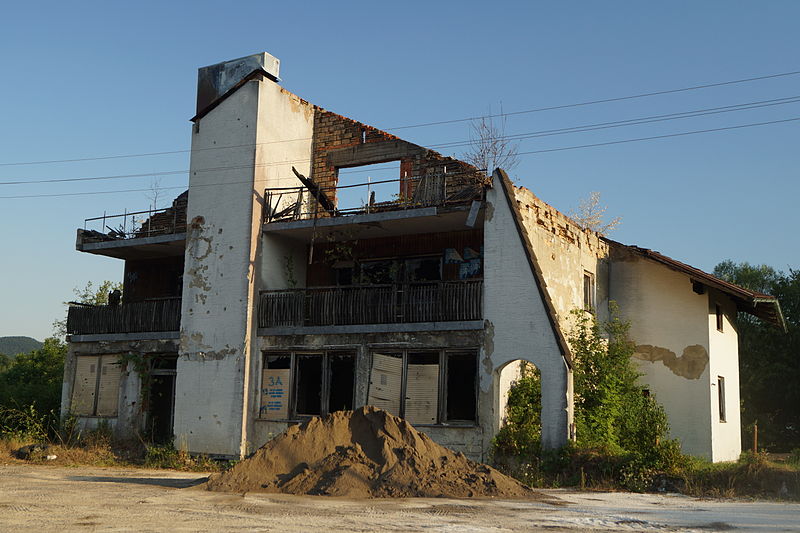 Destroyed Hotel Buletić