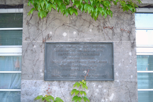 Memorial Victims National Socialism Berlin-Spandau