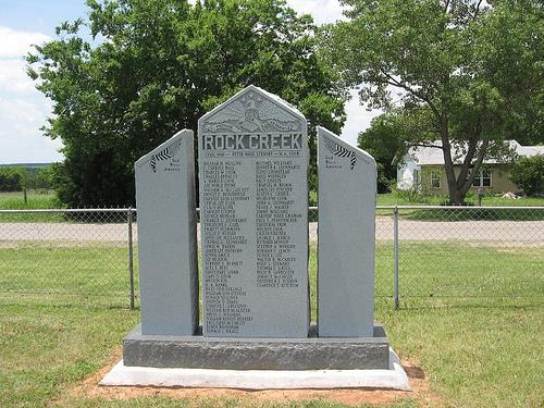 Monument Veteranen Rock Creek