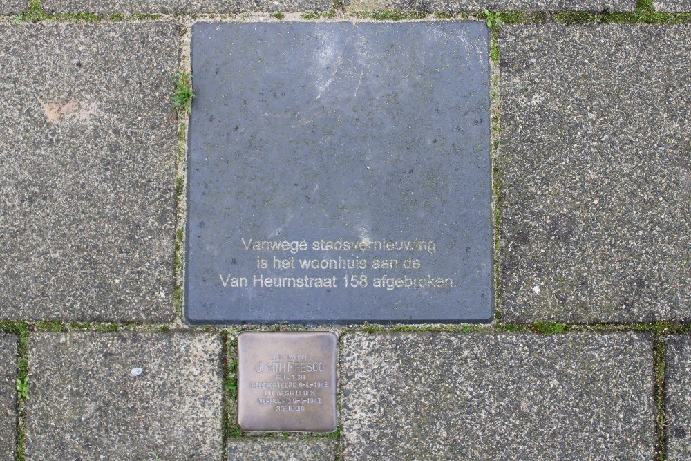 Stolperstein Van Heurnstraat 158