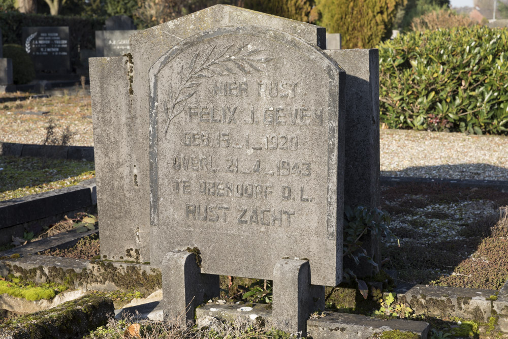 Dutch War Graves Old Municipal Cemetery Dinxperlo
