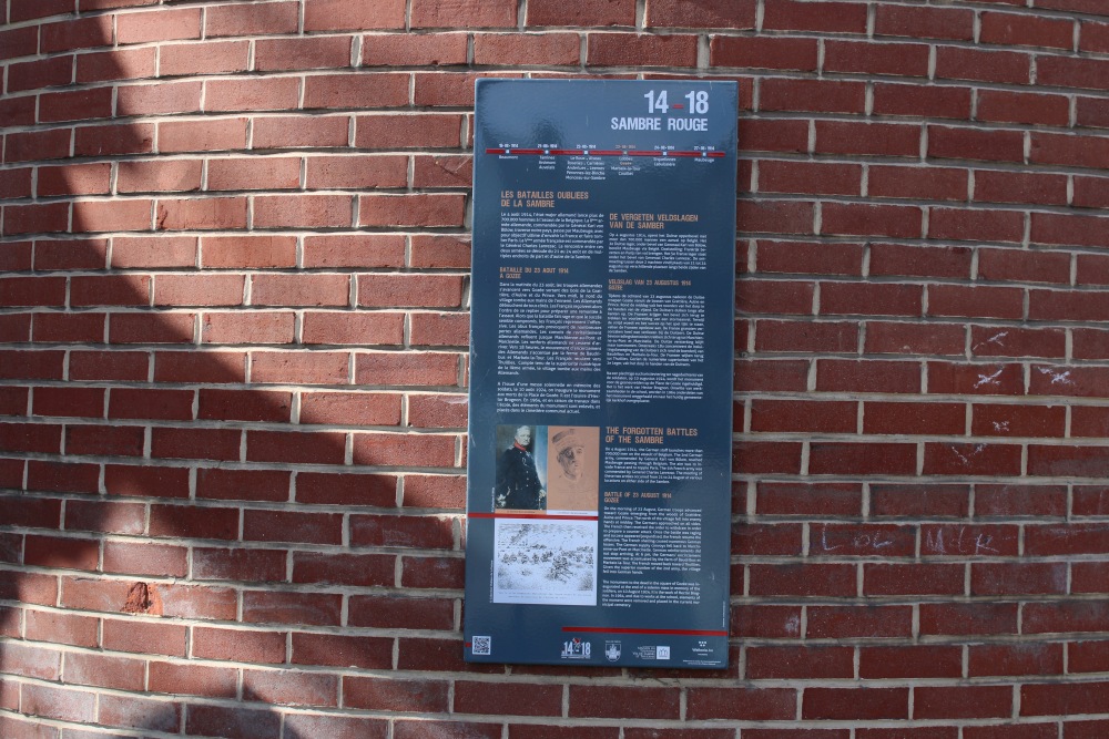 Information Board 14-18 Sambre Rouge -  The Forgotten Battles of the Sambre #2