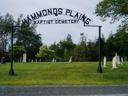 Commonwealth War Grave Hammond Plains Baptist Cemetery