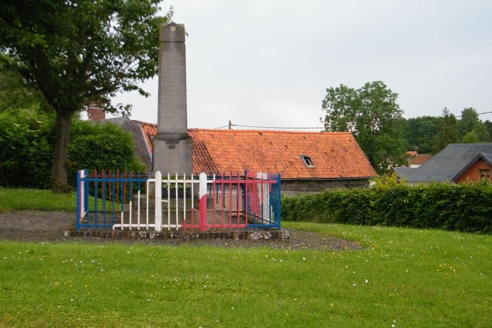 Oorlogsmonument Heucourt-Croquoison #1