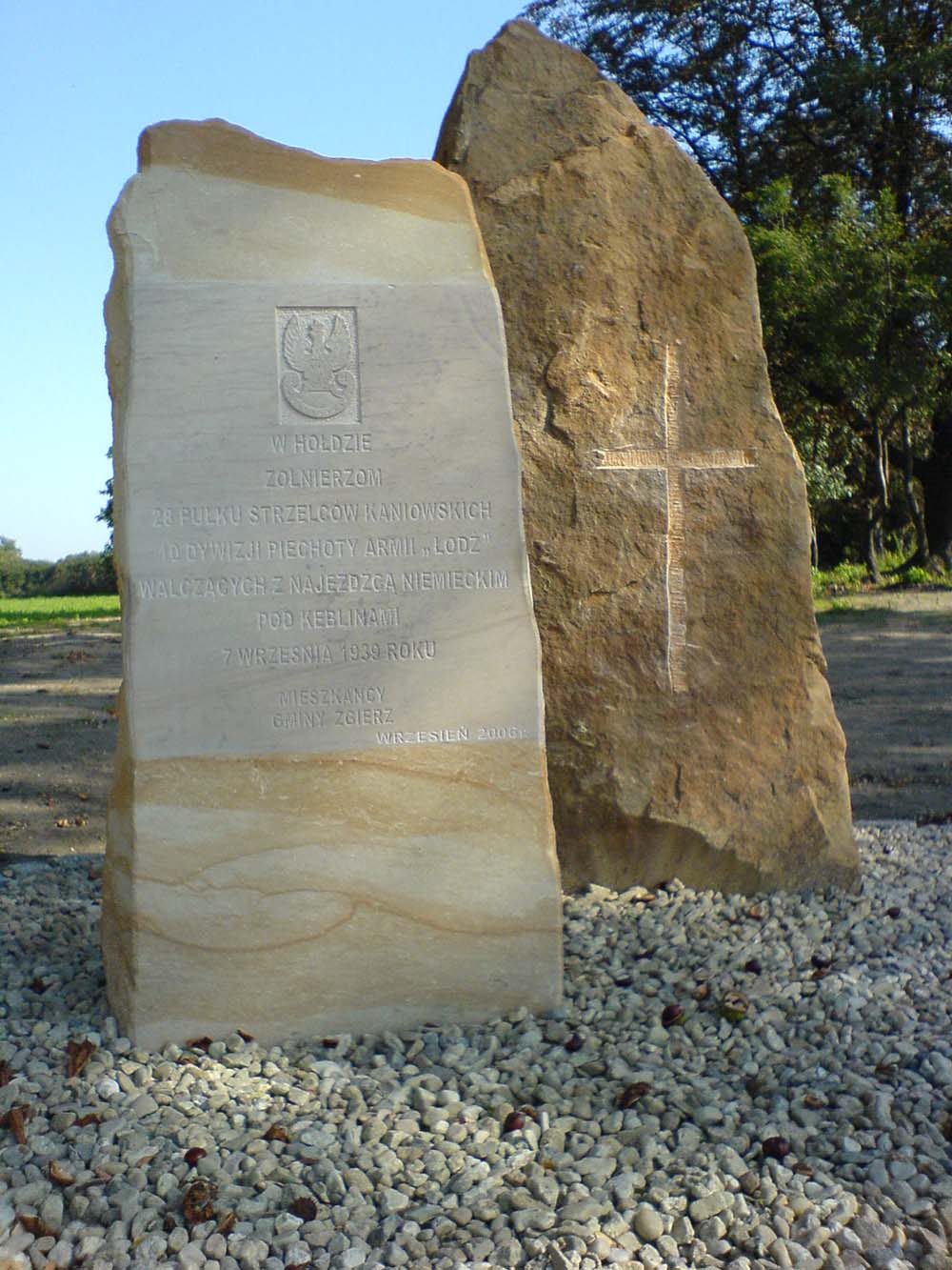 Memorial Battle of Kebliny 1939