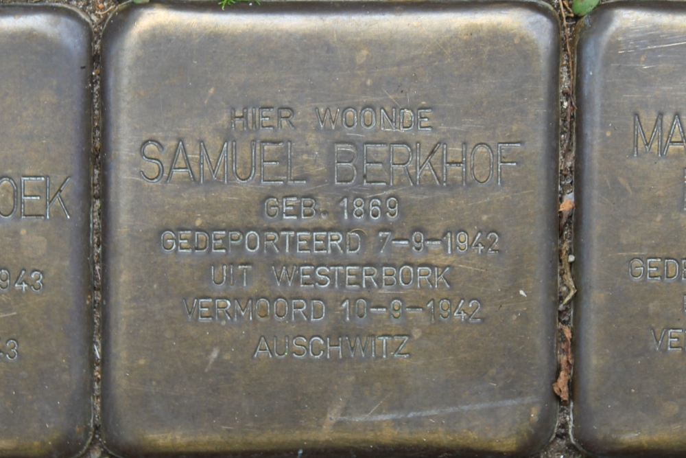 Stolpersteine Nieuwe Amstelstraat 14 #2