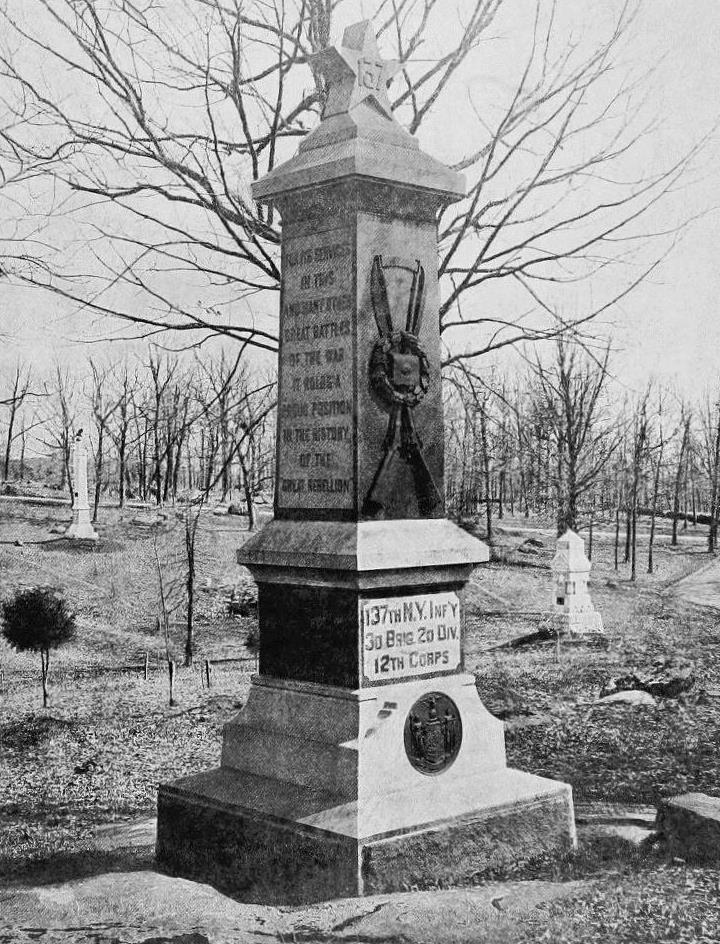 137th New York Volunteer Infantry Regiment Monument