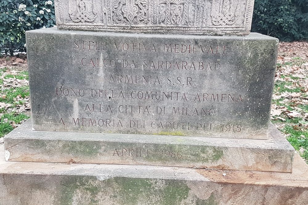 Armenian Memorial of WW I Milan