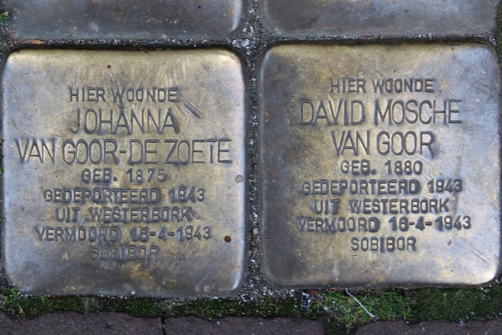 Stolpersteine Amstelstraat 34 h #3