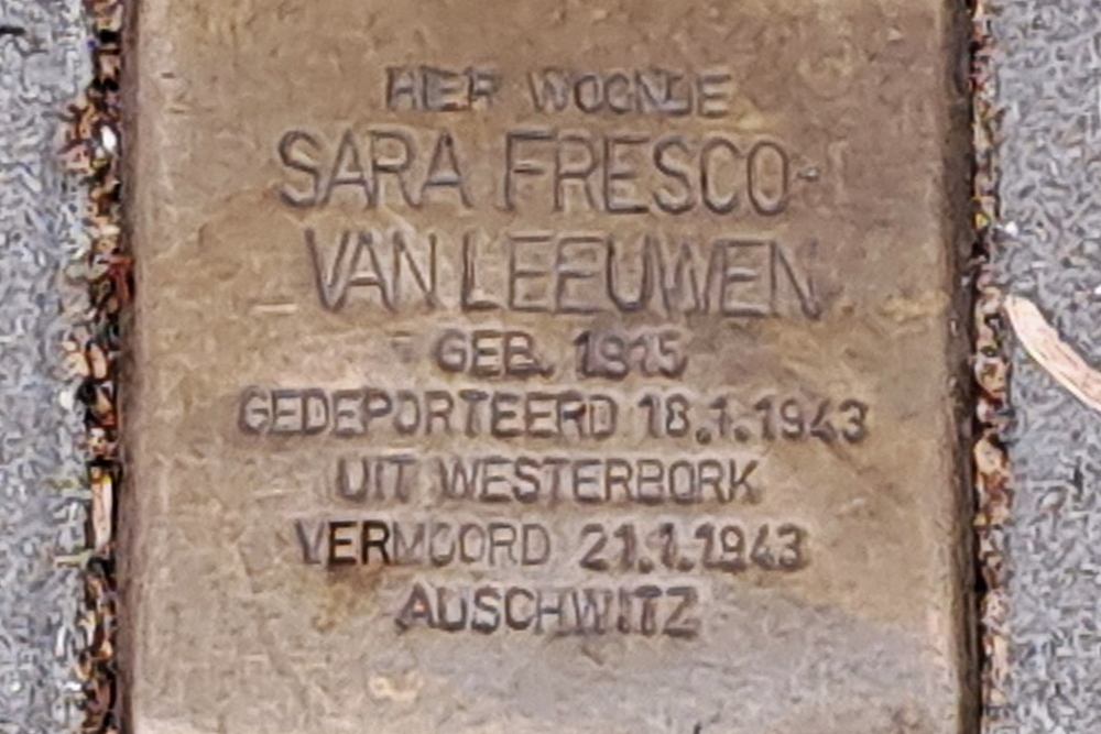 Stolpersteine Oranjeplein 61 #3