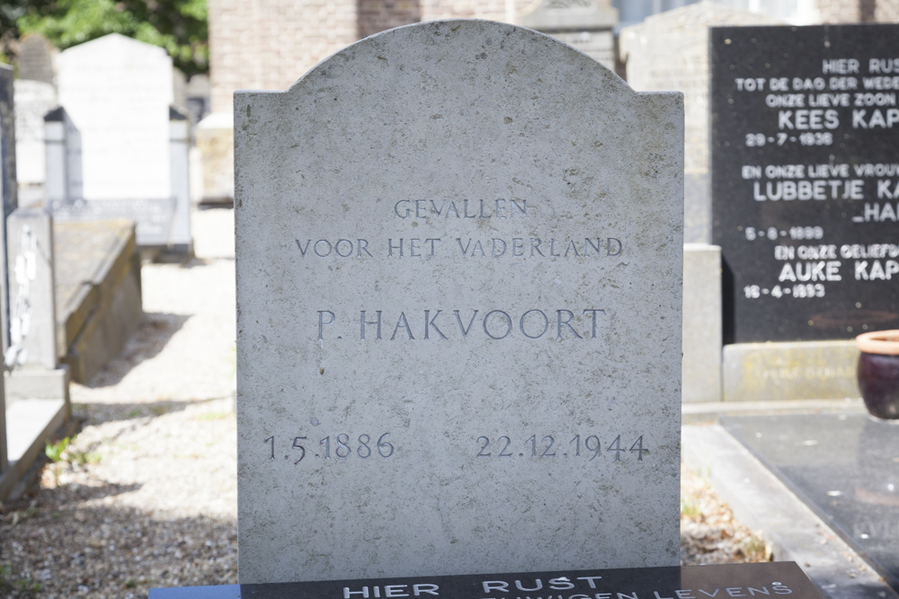 Nederlandse Oorlogsgraven Oude Begraafplaats Urk